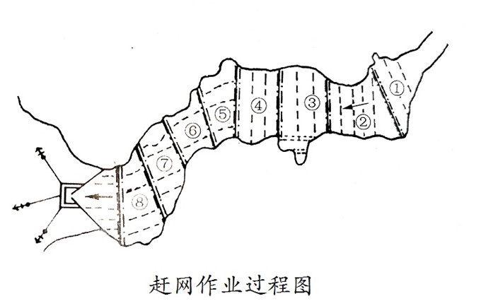 张网 八字网 八字网箱 综合渔具渔法
